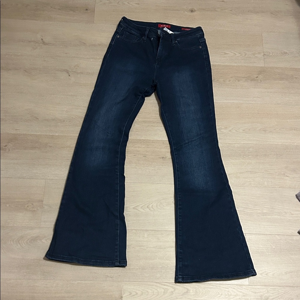 Guess Women's Dark Blue Flare Jeans